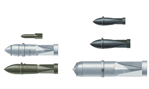 модель Набор бомб WWII German Aircraft Weapons-1